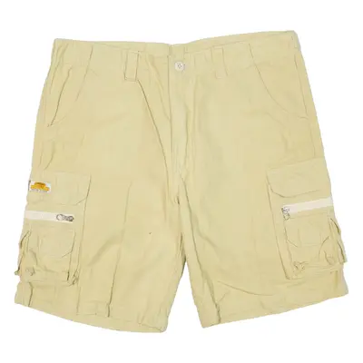 Mens Cargo Shorts Yellow L W36