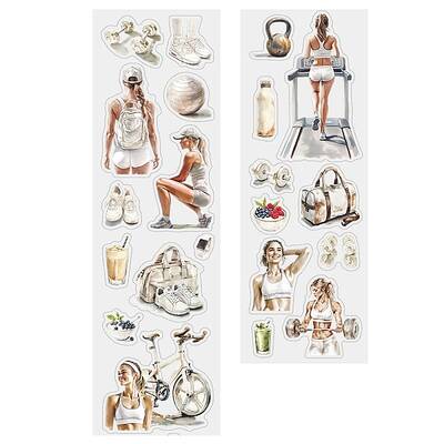 Independent Living Themes Label Paster Picture Stickers