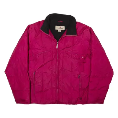 WOOLRICH Puffer Jacket Red Nylon Womens L