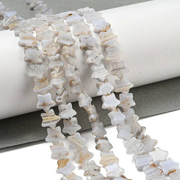 Natural Blue Lace Agate Beads Strands