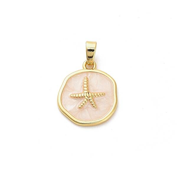 Brass Enamel Pendants