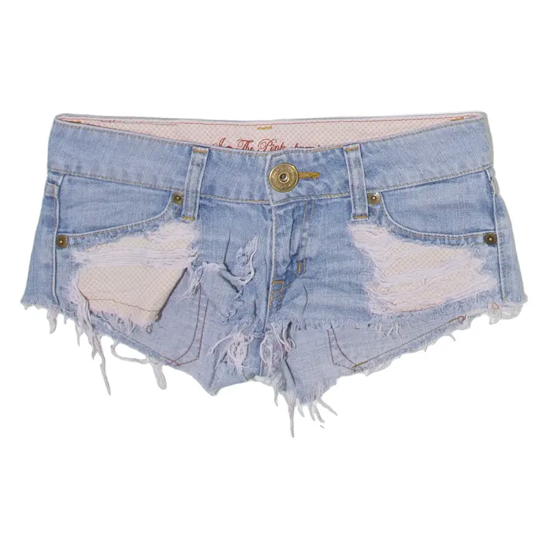 Womens Denim Shorts Blue M W30