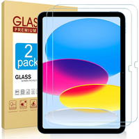Screen Protector for iPad A16 2025 11th/10th Generation 2022 (11-inch/10.9), HD Clear Tempered Glass Film Guard -2 Pack [ ID ...