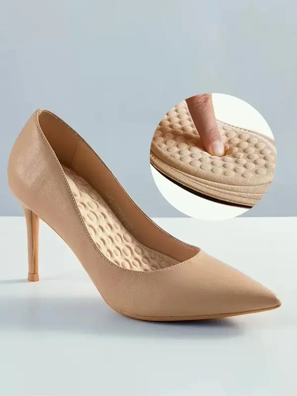 Women's Soft Shoes Insert, Breathable Sweat Absorption Anti-odor Thin Design Shoes Insert, Anti-skid Shoes Insert for High He...