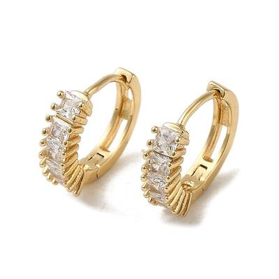 Brass Hoop Earrings