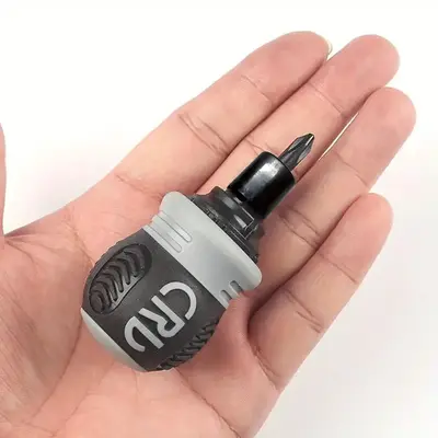 Adjustable Ratchet Screwdriver, Dual-Purpose Bolt Driver, Adjustable Length Phillips Slotted, Multifunctional Screwdriver Kit...