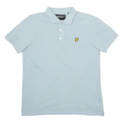 LYLE & SCOTT Mens Polo Shirt Blue M