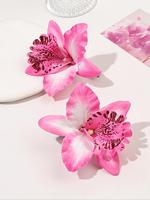 Boho Artificial Peony Flower Design Hair Clip, Fashionable Hair Accessories for Women & Girls, Casual Versatile Hair Access...