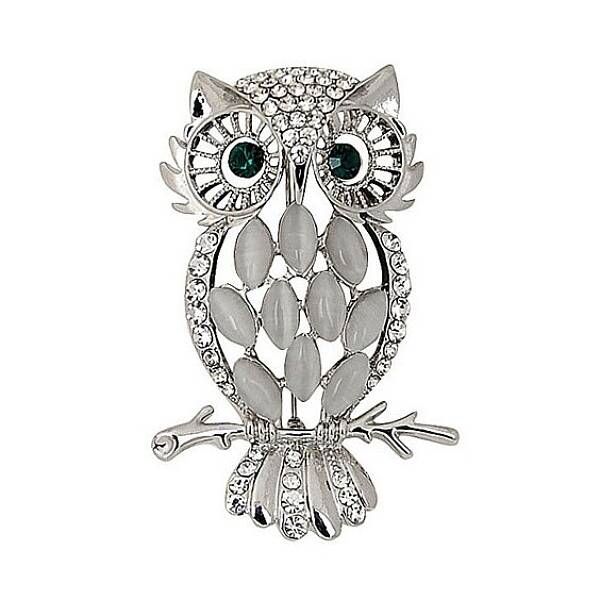 Alloy Rhinestone Brooches