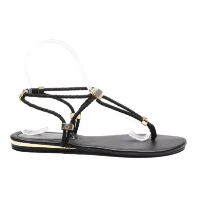 GUESS Strappy Sandals Black Synthetic Womens UK 3