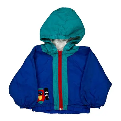 Age 24 M Carters Windbreaker - Small Blue Nylon