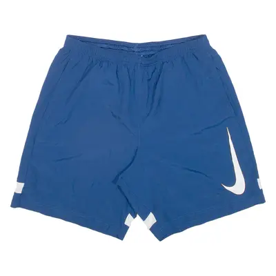 NIKE Mens Sports Shorts Blue L W28