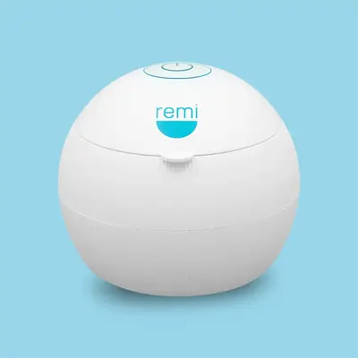 Remi Ultrasonic Cleaner - Compact, Portable, UV Chemical-Free Cleaning Device for Mouthguards, Retainers, Dentures, and Jewel...