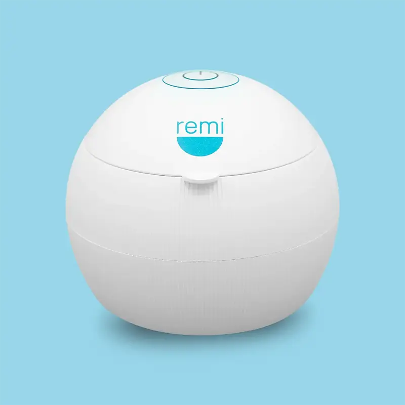 Remi Ultrasonic Cleaner - Compact, Portable, UV Chemical-Free Cleaning Device for Mouthguards, Retainers, Dentures, and Jewel...