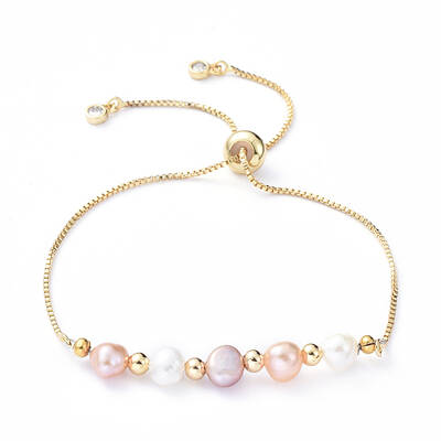 Adjustable Brass Slider Bracelets