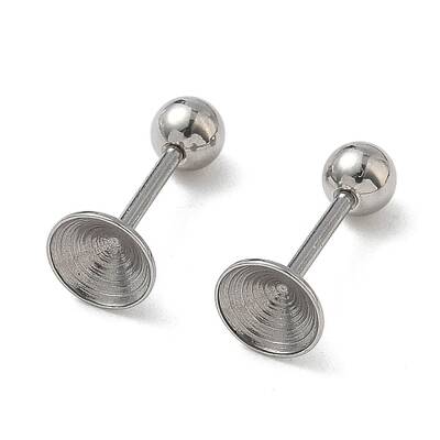 304 Stainless Steel Stud Earring Findings