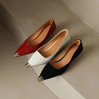 CHIKO Chandra Pointy Toe Kitten Heels Pumps Shoes