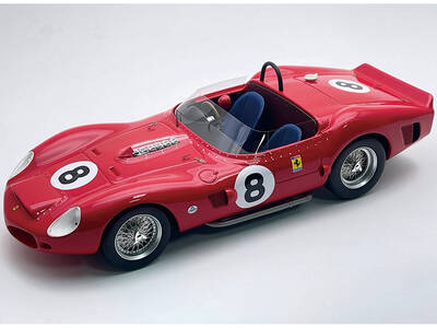 Ferrari 330 TRI-LM #8 Pedro Rodriguez Winner Bridgehampton 400 Kilometres (1962) Mythos Series with Display Case Limited ...
