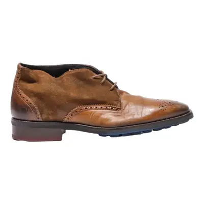 GIORGIO Brogue Shoes Brown Synthetic Mens UK 10