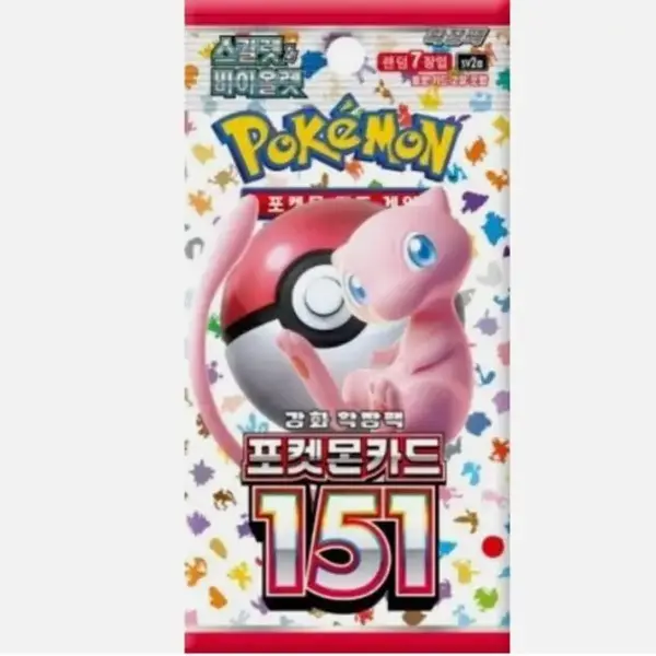 Pokemon 151 Booster Pack (Korean Language)