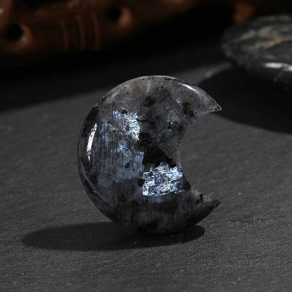Natural Larvikite Palm Stone Massager