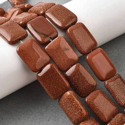 Synthetic Goldstone Beads Strands