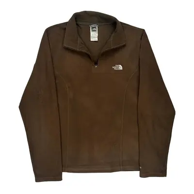 The North Face Fleece - Large Brown Polyester