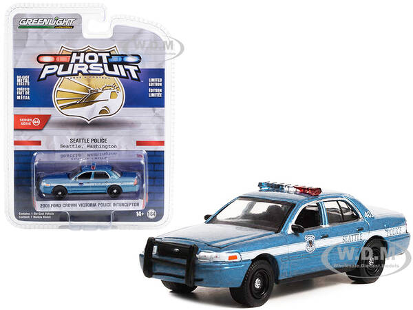 2001 Ford Crown Victoria Police Interceptor Blue Metallic \