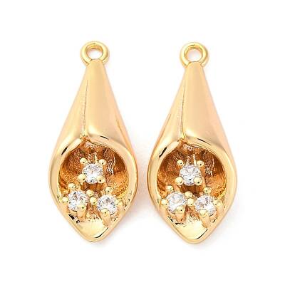 Brass Rhinestone Pendants