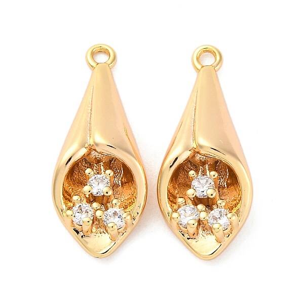 Brass Rhinestone Pendants