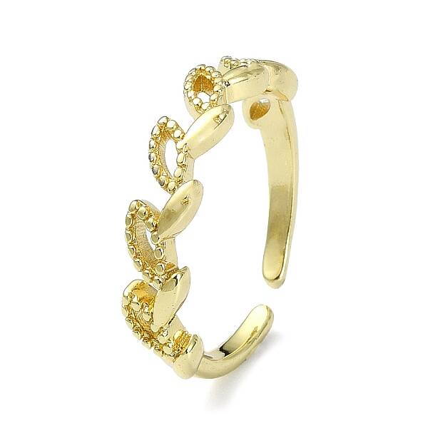 Brass Open Cuff Ring