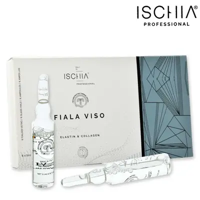 Ischia collagen and elastin facial ampoule 6 x 5 ml