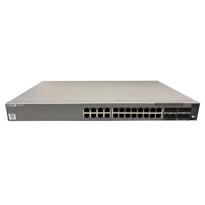 Juniper EX4100-F-24T | EX4100 Series 24 x Ports 1000Base-T + 4 x Ports 10GbE Uplinks + 4 x Ports 10GbE Stacking/Uplink Ports ...