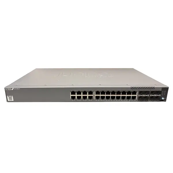 Juniper EX4100-F-24T | EX4100 Series 24 x Ports 1000Base-T + 4 x Ports 10GbE Uplinks + 4 x Ports 10GbE Stacking/Uplink Ports ...