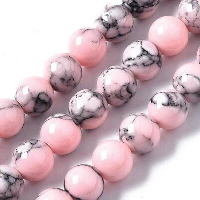 Dyed Synthetic Turquoise Gemstone Bead Strands