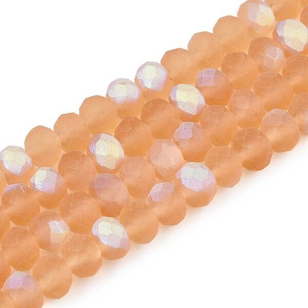Transparent Glass Beads Strands