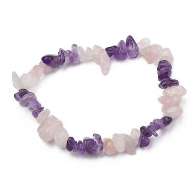 Chips Gemstone Beaded Stretch Bracelets