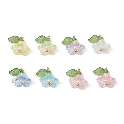 8Pcs Acrylic Charms