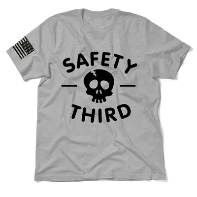 Safety Third - Heather Gray T-Shirt