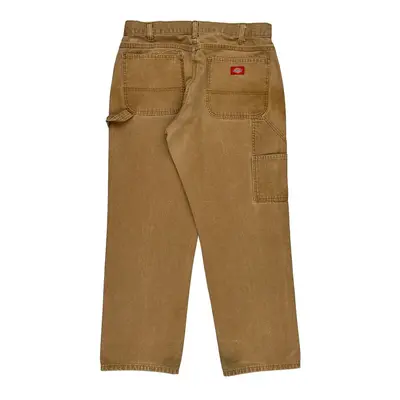Dickies Carpenter Trousers - 34W 30L Brown Cotton | Size: 34″ waist