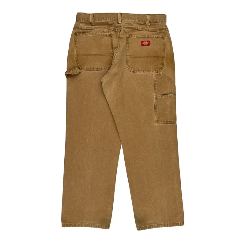 Dickies Carpenter Trousers - 34W 30L Brown Cotton | Size: 34″ waist