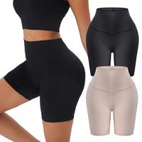 Women's 2PCS Solid Color High Waist Gym Shorts Biker Shouts Athletic Workout Shorts Yoga Gym Exercise Supportive Compression ...