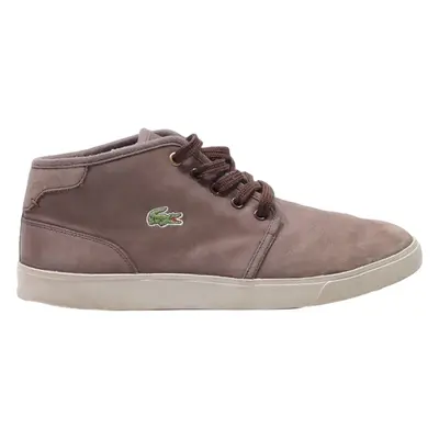 LACOSTE Sneaker Trainers Brown Synthetic Mens UK 8