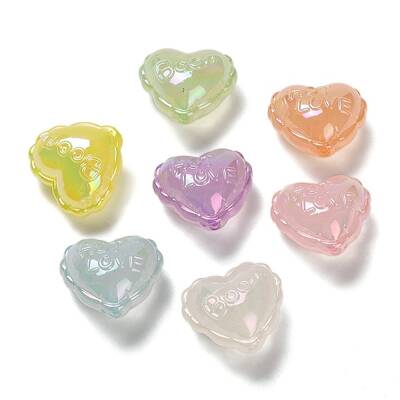 UV Plating Transparent Acrylic Beads