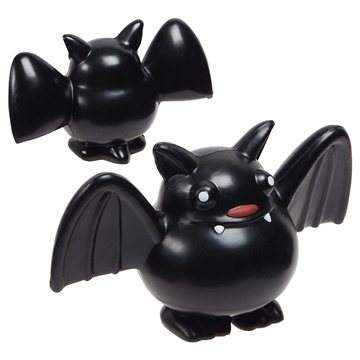 100 Promotional Bat Black - Stress Reliever - Polyurethane