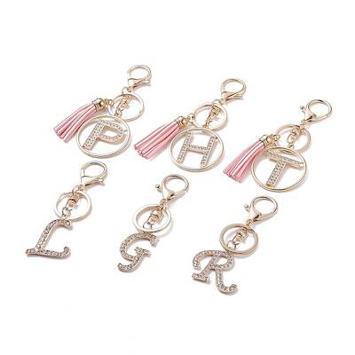 Alloy Rhinestone Keychain