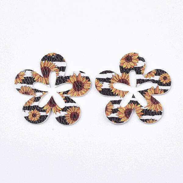 PU Leather Big Pendants