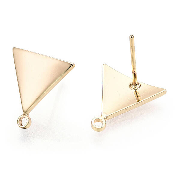 Brass Stud Earring Findings