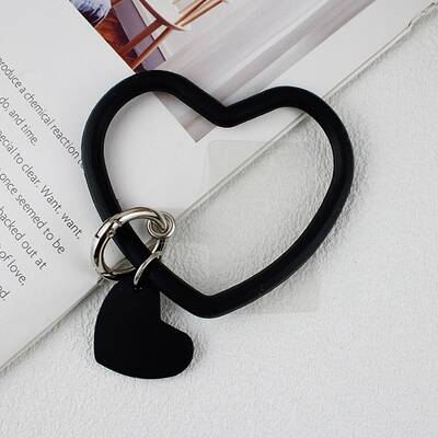 Silicone Heart Loop Phone Lanyard