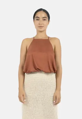 Vancouver Slip Top-DK Red | Size: S
